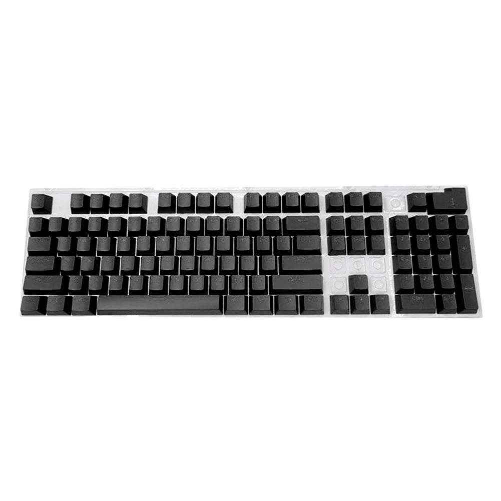 104pcs Universal Mechanical Keyboard Keycaps Ergonomic Blank Keycaps For Cherry MX Mechanical Keyboard Replacement Backlit Key